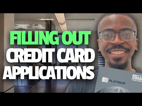 How To PROPERLY Fill Out Credit Card Applications