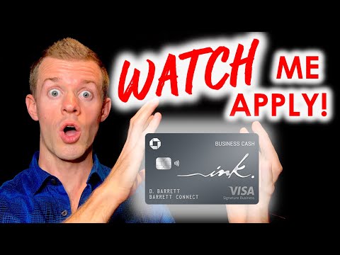 *WATCH ME APPLY* Chase Business Credit Card Application (Chase Ink Business Cash)