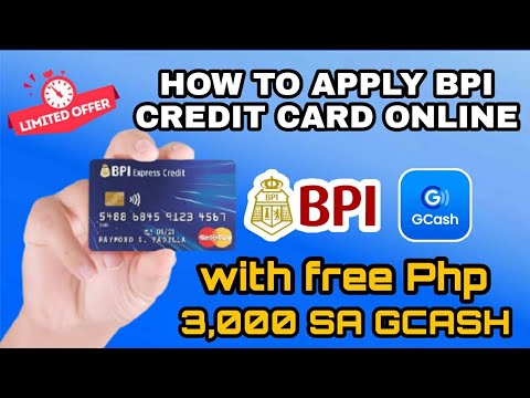 How to apply BPI credit card online? (Yes pwede sa Gcash) #bpi