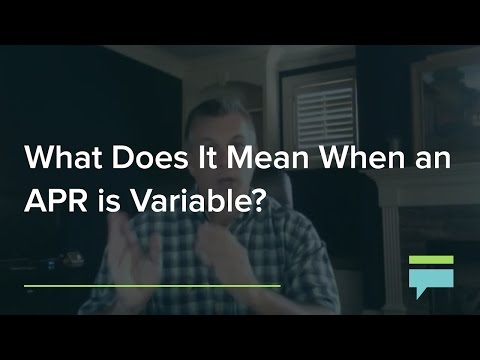 What does it mean when an APR is Variable? – Credit Card Insider