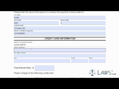 Credit Card Authorization Form