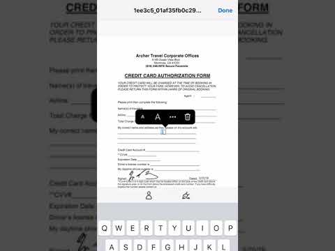 Credit Authorization Form Sign & Fill Electronically