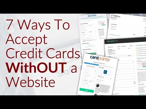 7 Ways To Accept Credit Card Payments WithOUT a Website   Do You Need a Website To Accept Credit Car