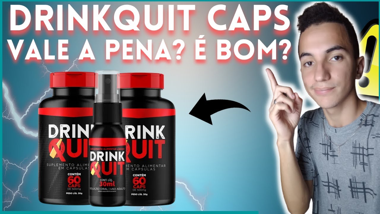DrinkQuit Caps Preço? DrinkQuit Caps Mercado Livre?