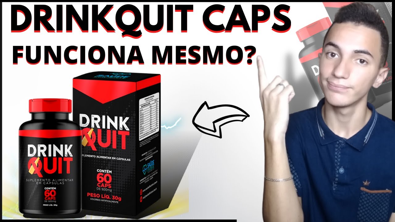 DrinkQuit Caps Funciona Mesmo? DrinkQuit Caps é bom?