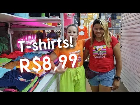 Fornecedor de T-shirts a partir de R$8,99