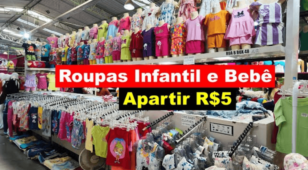 Moda Center Santa Cruz: Roupas Infantis e de Bebê a Partir de R$5