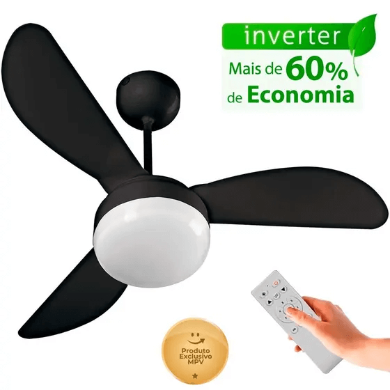 Ventilador de teto com controle